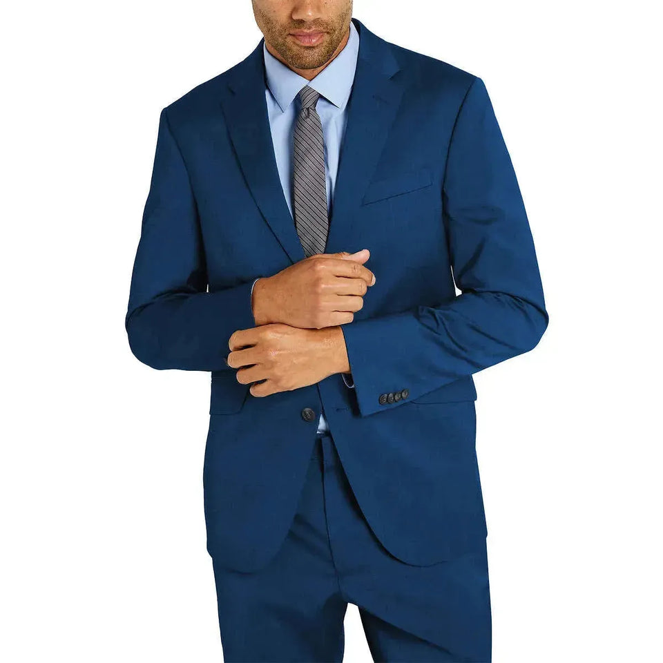 Kenneth Cole Men's Navy Blue Modern Fit Blazer |Kenneth Cole In Lebanon