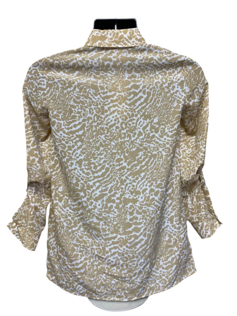 Michael Kors Women's Animal-Print Zip-Front Shirt | Michael Kors In Lebanon