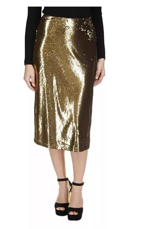 Michael Kors Women's Gold Sequin A-line  Skirt | Michael Kors In Lebanon