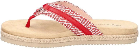 Easy Street Women's Red Starling Flat Slipper |Easy Street  In Lebanon