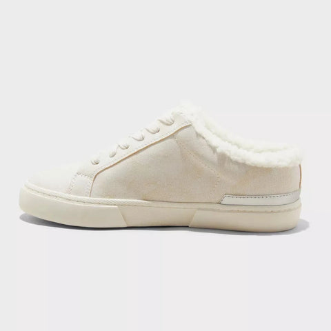 Universal Thread Women's White Penny Shearling Mule Sneakers |Universal Thread In Lebanon