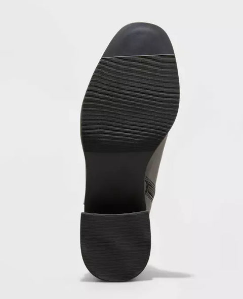 Universal Thread Women's Black Ashely Low Block Ankle Boots | Universal Thread In Lebanon