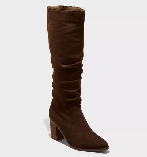 Universal Thread Women's Dark Brown Junie Tall Boots | Universal Thread In Lebanon