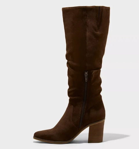 Universal Thread Women's Dark Brown Junie Tall Boots | Universal Thread In Lebanon