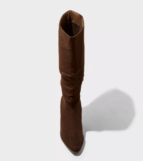 Universal Thread Women's Dark Brown Junie Tall Boots | Universal Thread In Lebanon