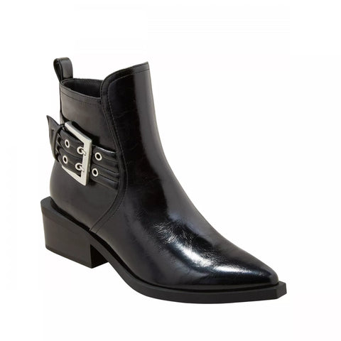 Wild Fable Women's Black Giovanna Buckle Western Ankle Boots | Wild Fable In Lebanon