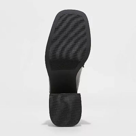 Wild Fable Women's Black Eileen Mule Heeled Slipper |Wild Fable In Lebanon