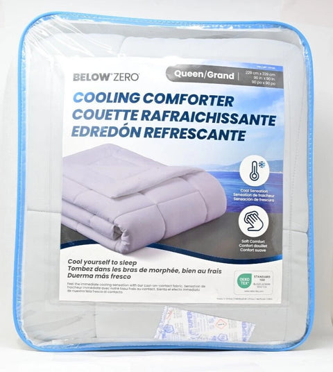 Below Zero Queen Gray  Cooling Comforter  |Bellow Zero In Lebanon