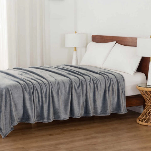Berkshire Life Grey Queen Soft Blanket |Berkshire Collection In Lebanon