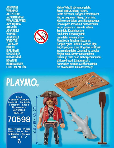 Play Mobil Pirate With Rafts And Hammerhead Shark Figure | Play Mobil In Lebanon