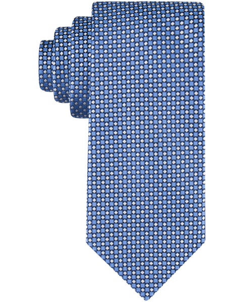 Tommy Hilfiger Men's Blue Micro-Square Neat Tie | Tommy Hilfiger In Lebanon