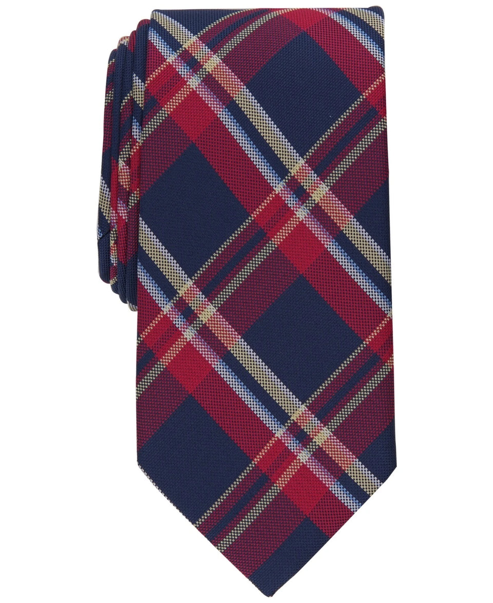 Club Room Men’s Multicolor Tallon Plaid Tie | Club Room In Lebanon