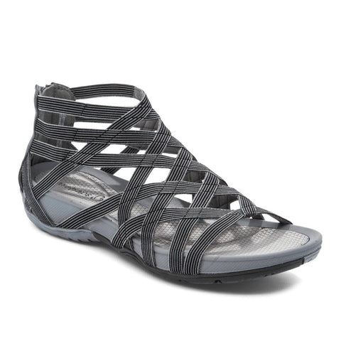 Baretraps Women's Grey Samina Cage Upper Flat Sandals | Baretraps In Lebanon