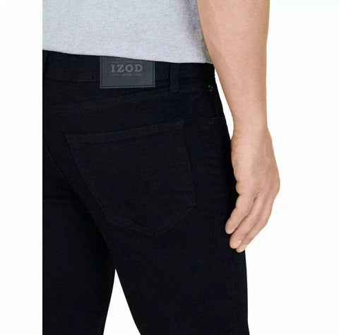 IZOD Men's Black Ultra Softflex Straight Fit Jeans | IZOD In Lebanon