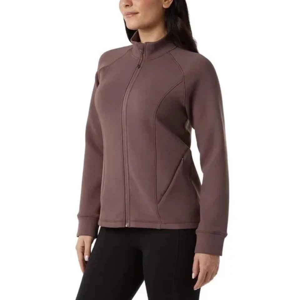 32 Degrees Women's Brown Tech Full Zip Jacket