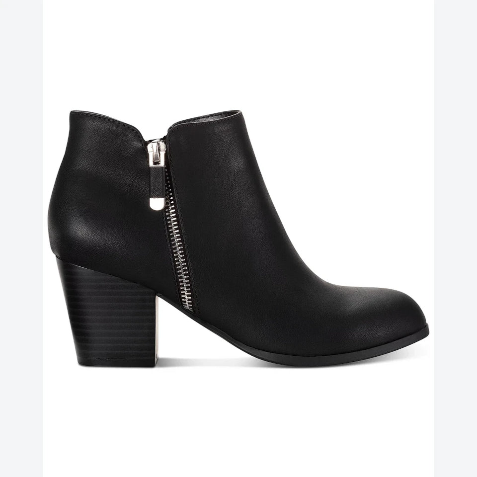 Style & Co Women's Black Masrina Almond Toe Ankle Boots