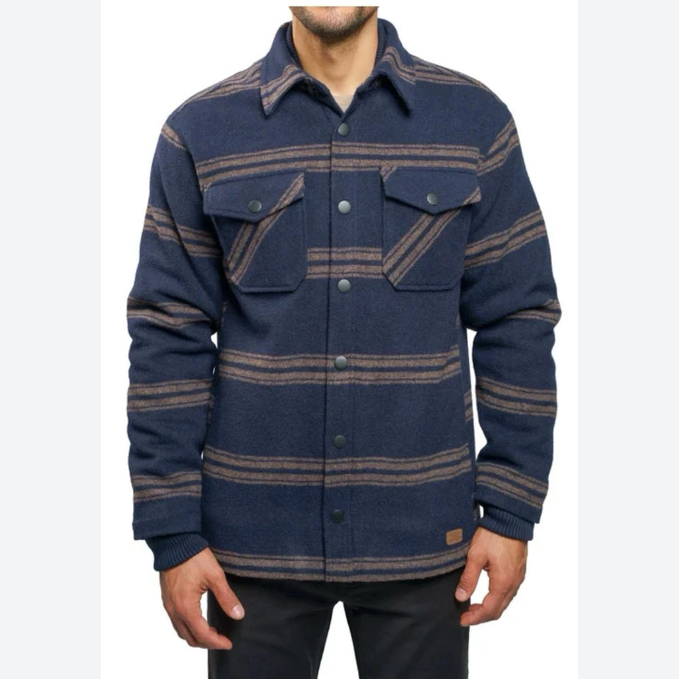 Jachs New York Men's Navy Sherpa Lined Jacket