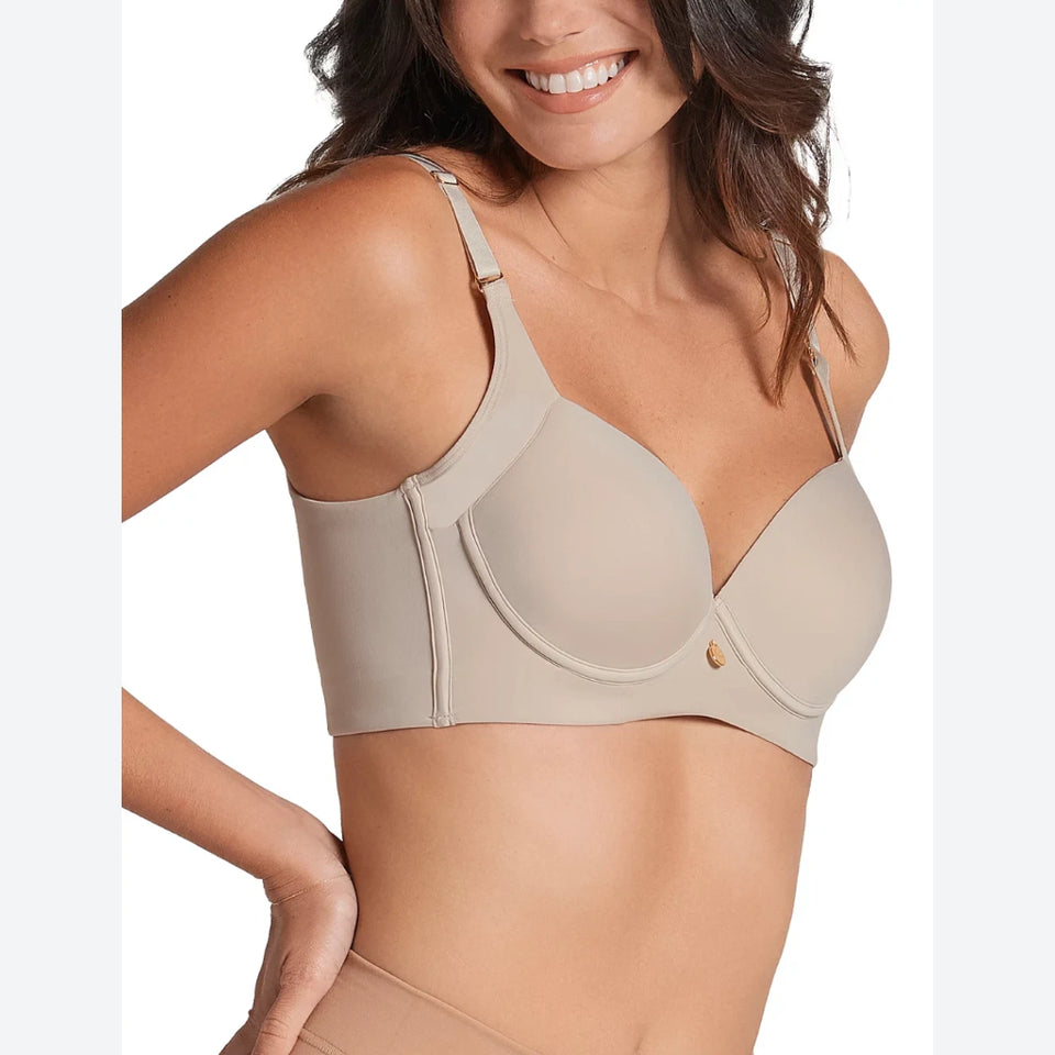 Leonisa Women's Nude Back Smoothing Bra