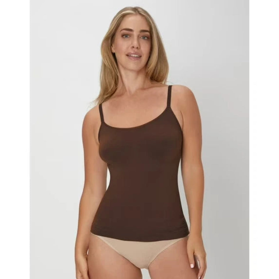 Maidenform Women's Brown Seamless Camisole Shapewear Cami