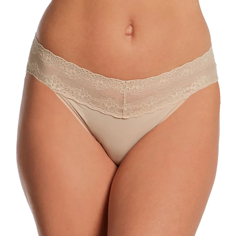 Natori Women's Rose Bliss Perfection Lace-Waist Briefs
