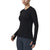 Spyder Active Women's Black Long Sleeve Zip Pocket Thumb Slit Stretch Blouse