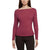 Banana Republic Women's Purple Ribbed Long Sleeve Blouse