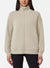 Mondetta Women's Beige Fleece Full-Zip Jacket