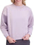 DKNY Sport Women's Lilac Crewneck Long Sleeves Fleece Logo Sweatshirt