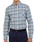 Ben Sherman Men's Multicolor Plaid Oxford Long-Sleeve Stretch Dress Shirt
