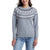 Weatherproof Vintage Women's Light Blue Knitted Fair Isle Pullover Sweater
