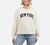 Elle Sport Women's Cream New York Logo Crewneck Long Sleeve Sweatshirt