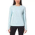 Mondetta Women's Light Blue Long Sleeve Active Nantucket Breeze Blouse