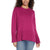 Gap Women's Fuchsia Cotton Knitted Sweater
