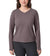 Mondetta Women's Mauve Mixed Media V-Neck Blouse