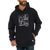 Keith Haring Men's Black Art Style Graphic Pullover Hoodie