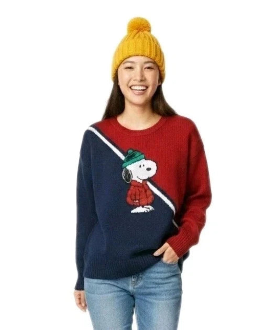Peanuts X Sanctuary Women's Multicolor Ugly Christmas Sweater