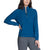 Skechers Women's Teal Ribbed Quarter Zip Sweatshirt