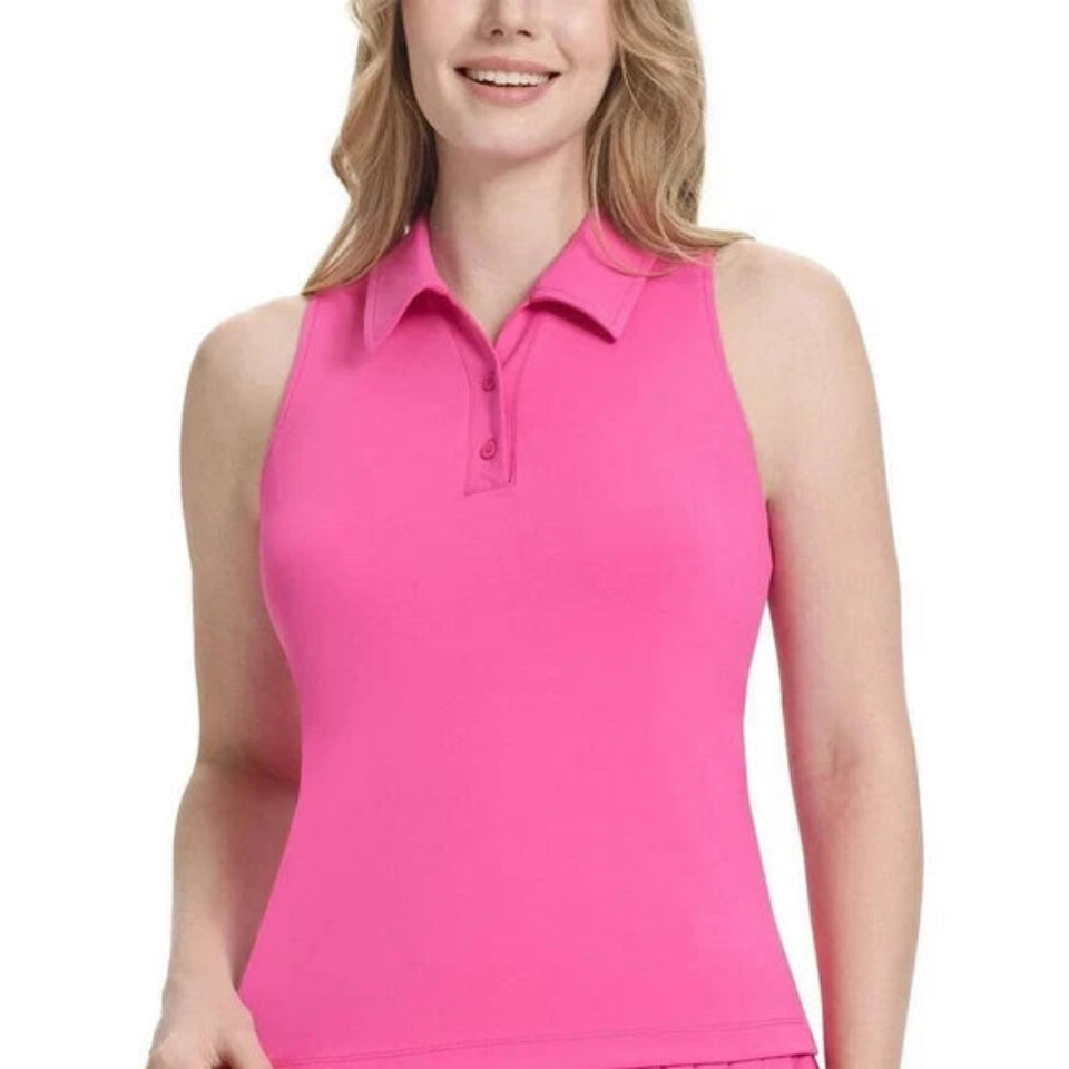 Tretorn Women's Fuchsia Sleeveless Polo