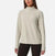 Mondetta Women's Beige Active Ribbed 1/4 Zip Blouse