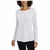 Mario Serrani Women's Light Gray Long Sleeve Textured Sweater