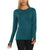 Spyder Women's Teal Brushed Long Sleeve Blouse