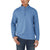 Kirkland Signature Men's Blue UPF 50+ Stretch 1/2 Zip Pullover Sweatshirt