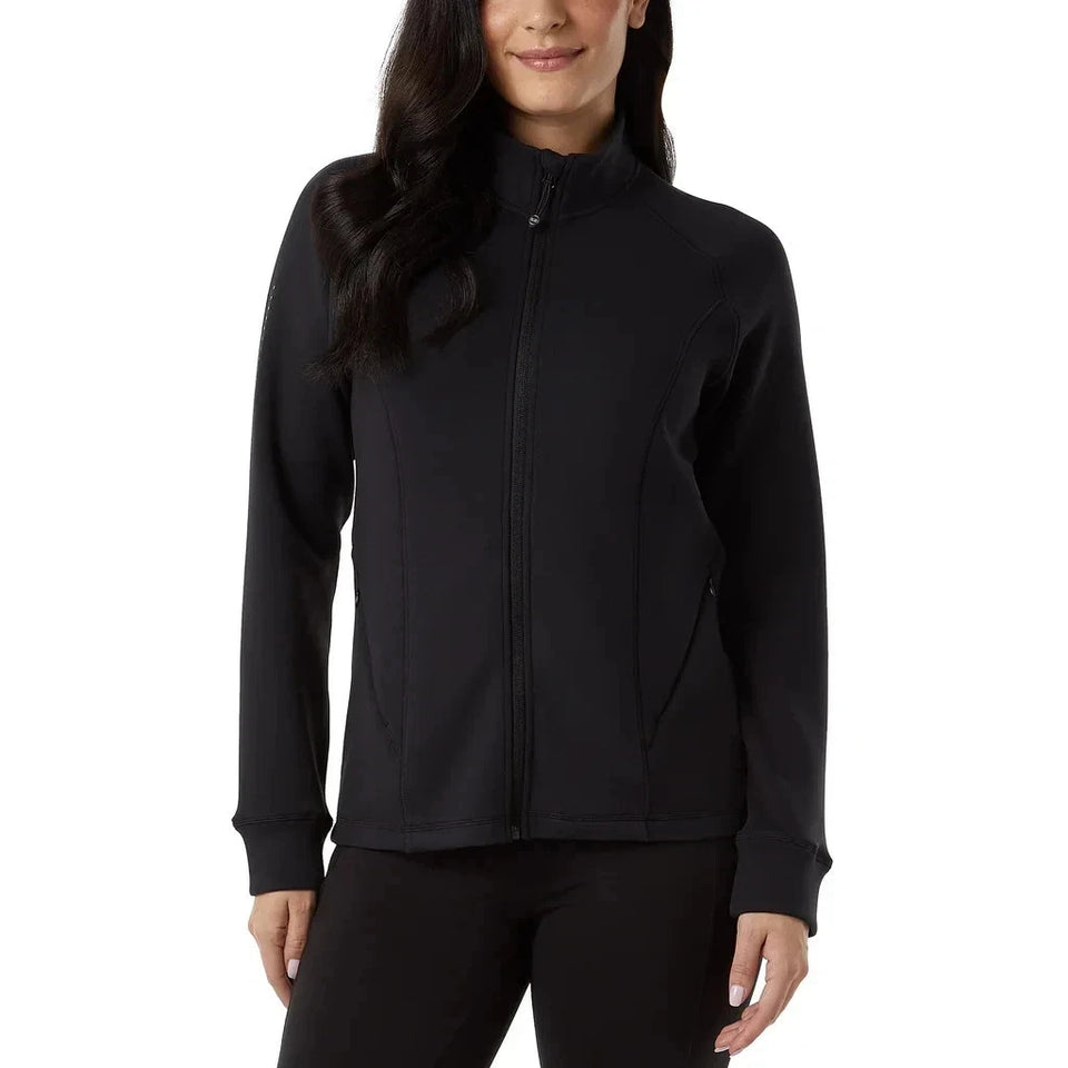 32 Degrees Women's Black Active Full-Zip Jacket