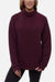 Bench Women's Plum Funnel Neck With Pockets Pullover Blouse