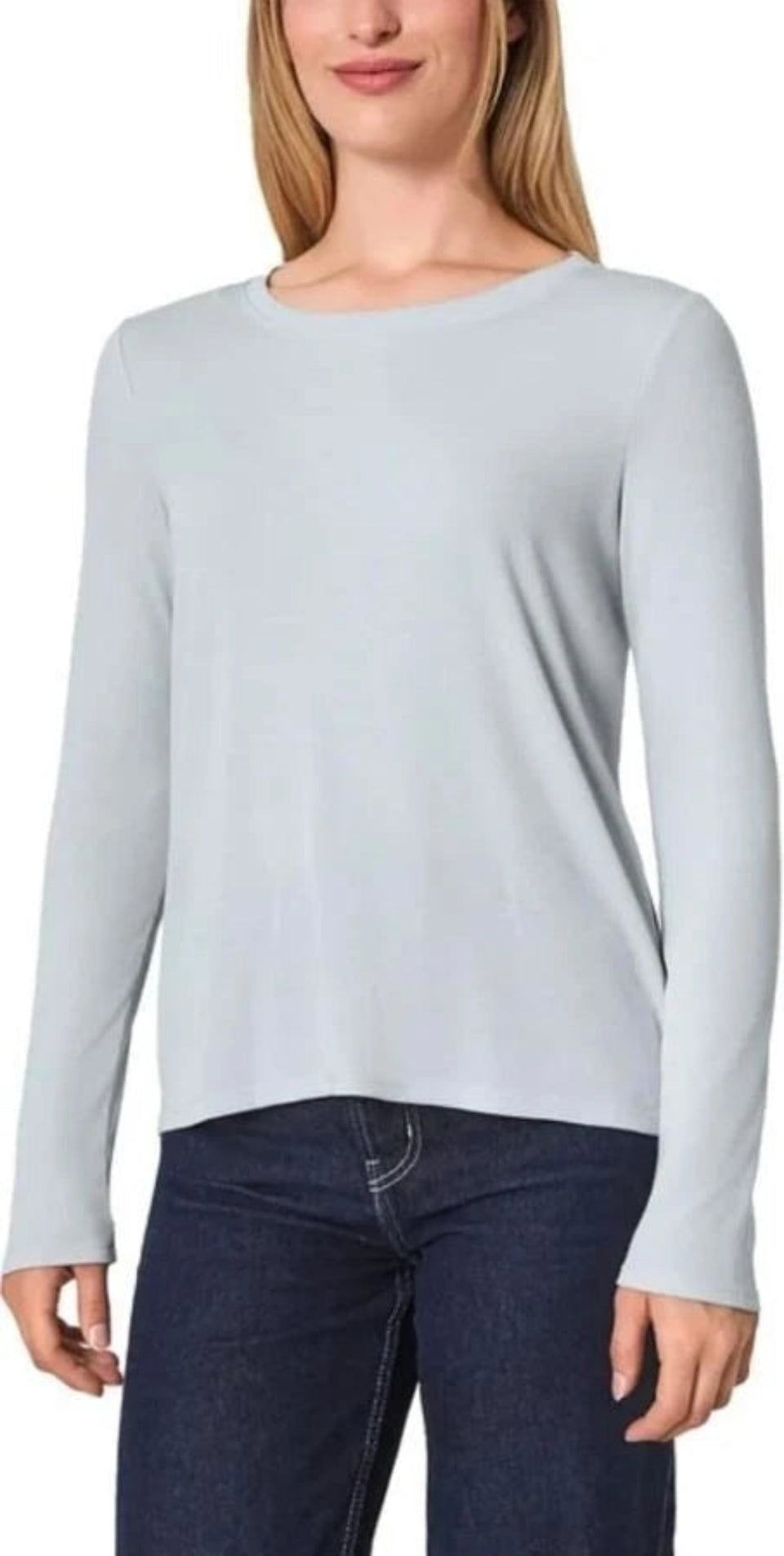Mondetta Women's Light Blue Long Sleeve Blouse