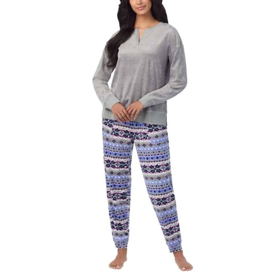 Nautica Women's Gray Pajama Top