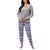Nautica Women's Gray Pajama Top