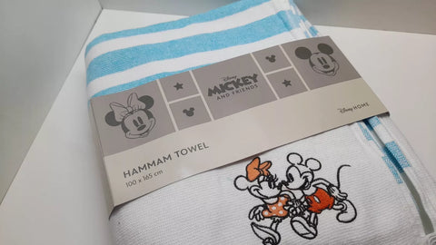 Disney Mickey & Friends White & Blue Bath Towel | Disney In Lebanon