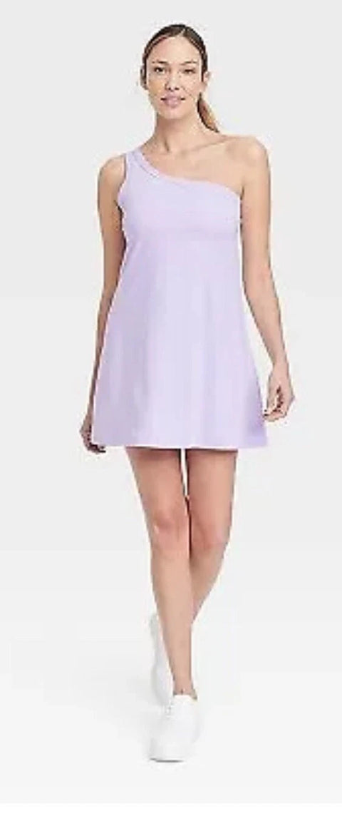 All in Motion Women's Lilac Purple Asymmetrical Mini Dress|  All in Motion in Lebanon
