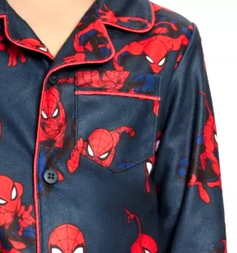 Marvel Spider-man Boy's Washed Black 2pcs Pajama Set | Marvel In Lebanon